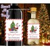 Christmas wine Labels,Mini Wine Labels,Christmas Mini Wine Labels,(004ch)